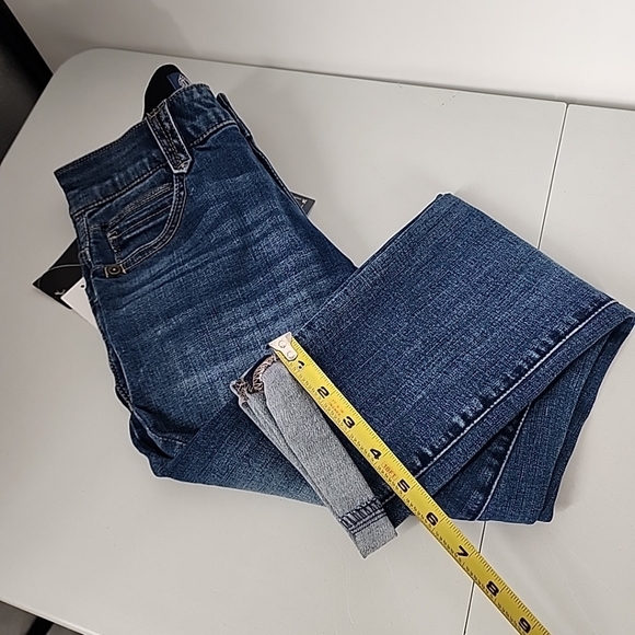 NEW Democracy Ab Solution Size 4 Slimming Pants Blue Ankle Skimmer Pants - Picture 11 of 11